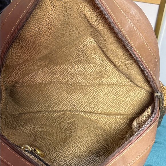 Borbonese Leather and suede Satchel - Picture 11 of 12